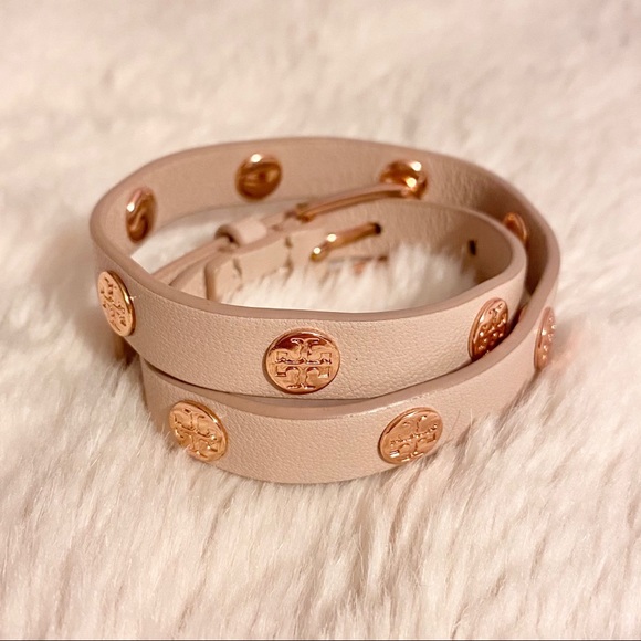 Tory Burch Jewelry - Tory Burch Rose Gold Wrap Bracelet
